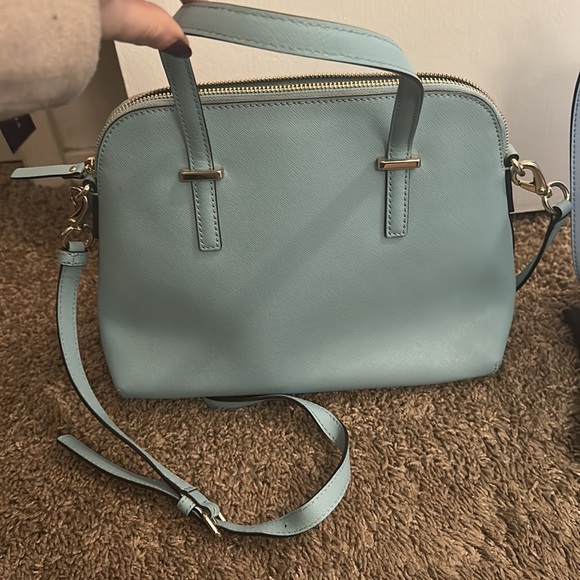 classic Kate Spade Purse with Crossbody strap Blue - Picture 4 of 4